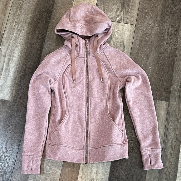 lululemon athletica Tops - Lululemon Scuba Full-Zip Hoodie Plush - size 4